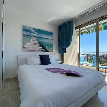 公寓 Studio Lumineux Vue Mer & Piscine Mandelieu